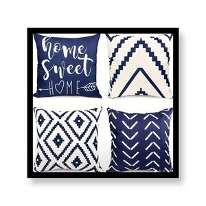 ❄️❄️4pcs (No Pillow Insert) Decorative Throw Pillow Covers